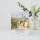 Wir haben den Hund Ocean Beach Move Ankündigung (Stehend Vorderseite)