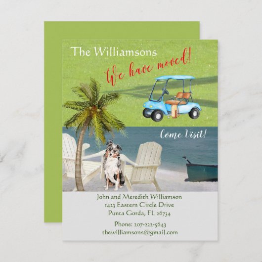 Wir haben den Hund Ocean Beach Move Ankündigung (Vorne/Hinten)