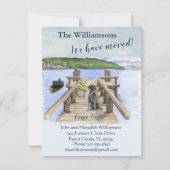 Wir haben den Hund-See-Bootssteg verschoben Ankündigung (Vorderseite)