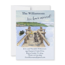 Wir haben den Hund-See-Bootssteg verschoben