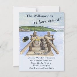 Wir haben den Hund-See-Bootssteg verschoben Ankündigung