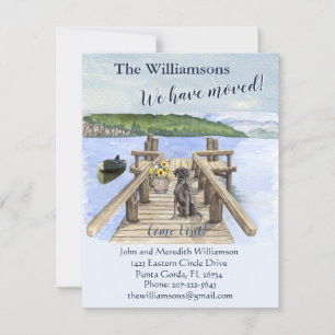 Wir haben den Hund-See-Bootssteg verschoben Ankündigung