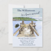 Wir haben den Hund-See-Bootssteg verschoben Ankündigung (Vorderseite)