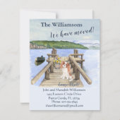 Wir haben den Hund-See-Bootssteg verschoben Ankündigung (Vorderseite)