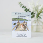 Wir haben den Hund-See-Bootssteg verschoben Ankündigung (Stehend Vorderseite)