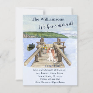 Wir haben den Hund-See-Bootssteg verschoben Ankündigung