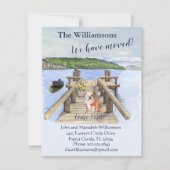 Wir haben den Hund-See-Bootssteg verschoben Ankündigung (Vorderseite)