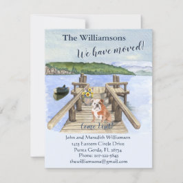 Wir haben den Hund-See-Bootssteg verschoben Ankündigung