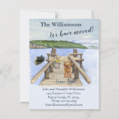 Wir haben den Hund-See-Bootssteg verschoben Ankündigung (Vorderseite)