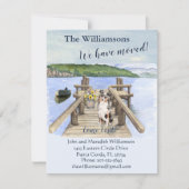 Wir haben den Hund-See-Bootssteg verschoben Ankündigung (Vorderseite)