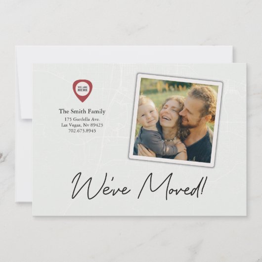 Wir haben den Kartenwechsel der Adresskarte vorgen (Vorderseite)