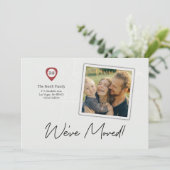 Wir haben den Kartenwechsel der Adresskarte vorgen (Stehend Vorderseite)