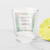 Wir haben den Knot Tropical Beach Hochzeitsvorteil Schnapsglas (Rückseite)