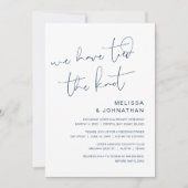 Wir haben den Knoten gefesselt, Einladung zur Hoch (Vorderseite)