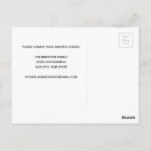 Wir haben den Lkw-Umzug Niedlich verändert Postkarte (Rückseite)