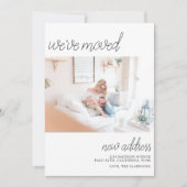 Wir haben den modernen einfachen Text verändert Einladung (Vorderseite)