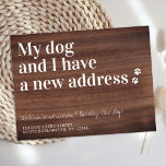 Wir haben den neuen Adresshund verschoben Postkarte<br><div class="desc">Mein Hund und ich haben eine neue Adresse! Lass deinem besten Freund, dass du mit dieser niedlichen und lustigen Hunde bewegenden Ankündigungskarte deinen Umzug ankündigst. Personalisieren Sie Namen mit dem Hund und Ihre neue Adresse. Diese neue Adressenkarte ist ein Muss für alle Hundemütter, Hundedads und Hundefreunde! COPYRIGHT © 2020 Judy...</div>