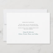 Wir haben den Palmenbaum an der Küste im neuen Jah Ankündigung (Rückseite)