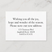 Wir haben den roten Beerenkreislauf verschoben Begleitkarte (Rückseite)