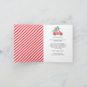 Wir haben den Roten Urlaub des Weihnachtswagens ve Ankündigung (Innenseite)