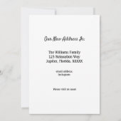 Wir haben den Sonnenuntergang von Aquarellpalmen v Einladung (Rückseite)