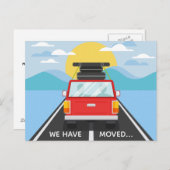 Wir haben den Sunset für benutzerdefinierte Zuhaus Ankündigungspostkarte (Vorne/Hinten)