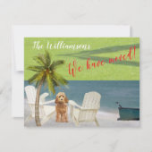 Wir haben den Umzug des Dog Ocean Beach verschoben Ankündigung (Vorderseite)