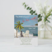 Wir haben den Umzug des Dog Ocean Beach verschoben Ankündigung (Stehend Vorderseite)