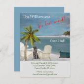 Wir haben den Umzug des Dog Ocean Beach verschoben Ankündigung (Vorne/Hinten)