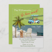 Wir haben den Umzug des Dog Ocean Beach verschoben Ankündigung (Vorne/Hinten)