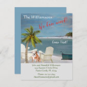 Wir haben den Umzug des Dog Ocean Beach verschoben Ankündigung (Vorne/Hinten)