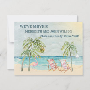 Wir haben den Wasserfarben Ocean Beach Budget Move Ankündigung