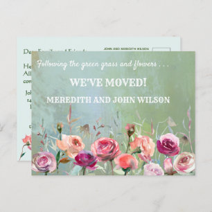 Wir haben den Wasserfarbenflorentransport aus dem Ankündigungspostkarte