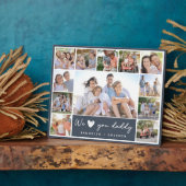 Wir haben dich Daddy Collage Fotoplatte (Seite)