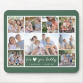 Wir haben dich Daddy Collage Mousepad (Vorne)