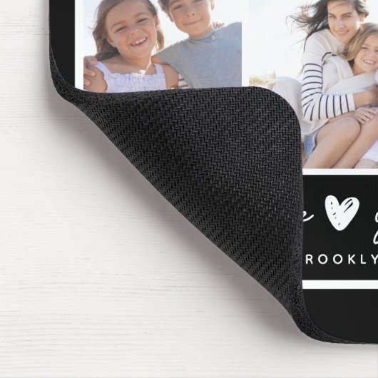 Wir haben dich Daddy Collage Mousepad (Ecke)