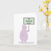 Wir haben dich vermisst, Welcome Back Card Karte (Gelbe Blume)