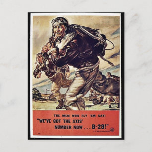 Wir haben die Achse Got Postkarte