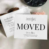 Wir haben die Adressänderung des Firmenlogos geänd Postkarte