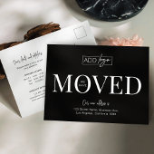 Wir haben die Adressänderung des Firmenlogos geänd Postkarte