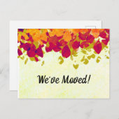 Wir haben die Adressänderung vorgenommen Postkarte (Vorne/Hinten)