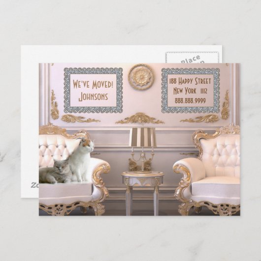 Wir haben die Adresse Personalisierte Postkarte ve (Vorne/Hinten)