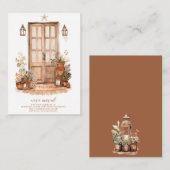 Wir haben die Adressentür verändert Mitteilungskarte (Vorne/Hinten)