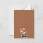 Wir haben die Adressentür verändert Mitteilungskarte (Rückseite)