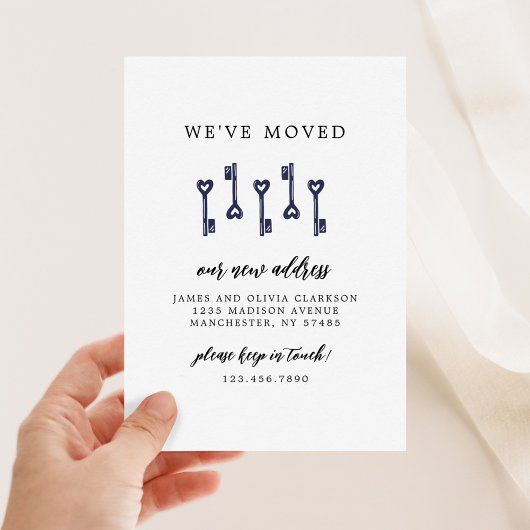 Wir haben die Änderung der Familienadresse vorgeno Ankündigung