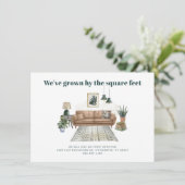 Wir haben die Ankündigung "Adressverschiebung" ver (Stehend Vorderseite)