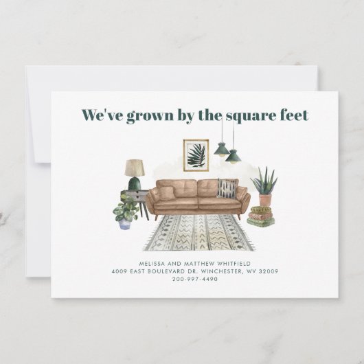 Wir haben die Ankündigung "Adressverschiebung" ver (Vorderseite)