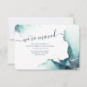 Wir haben die Ankündigung "Adressverschiebung" ver (Vorderseite)