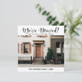 Wir haben die Ankündigung "Adresswechsel" verschob (Stehend Vorderseite)