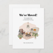 Wir haben die Ankündigung "Adresswechsel" verschob (Vorne/Hinten)